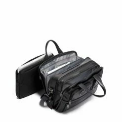 Tumi Alpha Expandable Organizer Laptop 15" Brief Leather Black -NL Rugzak Verkoopwinkel 02603110d3 5