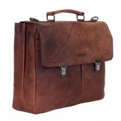 DSTRCT Wall Street A4 Business Aktetas Brown -NL Rugzak Verkoopwinkel 076220 20 3