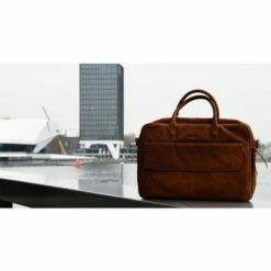 DSTRCT Wall Street Business Laptoptas 17'' Cognac -NL Rugzak Verkoopwinkel 076420 30 5 1 1