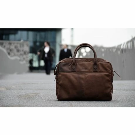 DSTRCT Wall Street Business Laptoptas 15.6'' Cognac 7 DSTRCT Wall Street Business Laptoptas 15.6'' Cognac - Afbeelding 5