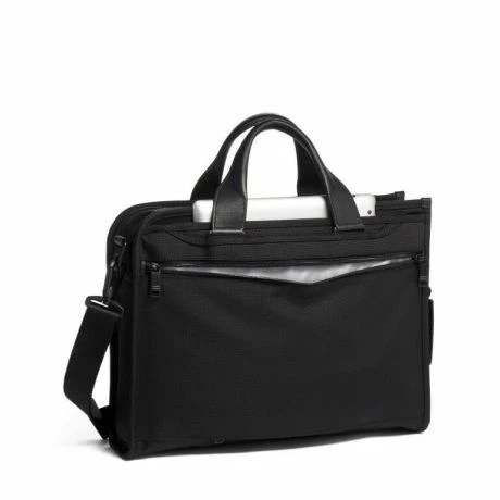 Tumi Alpha Slim Deluxe Brief Black 4 Tumi Alpha Slim Deluxe Brief Black - Afbeelding 2