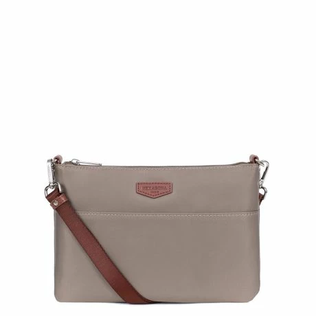 Hexagona Pop Clutch Taupe 3 Hexagona Pop Clutch Taupe
