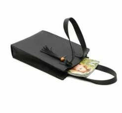 Wimona Paulina Shopper Black -NL Rugzak Verkoopwinkel 1801 kleur zwart