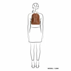 Micmacbags Porto Rugzak Bruin -NL Rugzak Verkoopwinkel 18067 006 bruin mmb 2d 0003m