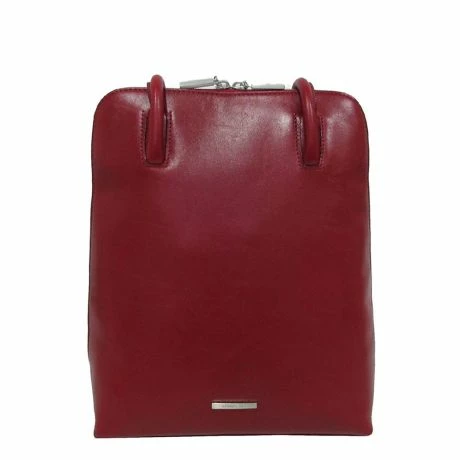 Claudio Ferrici Classico Backpack/ Shoulderbag Red 3 Claudio Ferrici Classico Backpack/ Shoulderbag Red