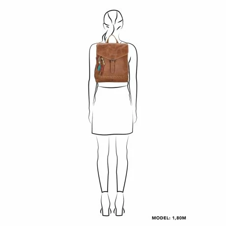 Micmacbags Friendship Rugtas Bruin 4 Micmacbags Friendship Rugtas Bruin - Afbeelding 2