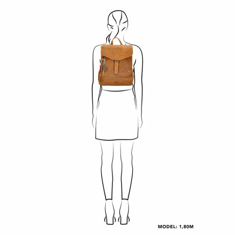 Micmacbags Friendship Rugtas Camel 4 Micmacbags Friendship Rugtas Camel - Afbeelding 2