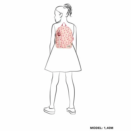 Zebra Girls Rugzak M Flowers Pink 7 Zebra Girls Rugzak M Flowers Pink - Afbeelding 5