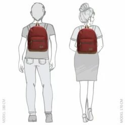 Enrico Benetti Santiago Rugtas 15" Bordeaux -NL Rugzak Verkoopwinkel 200105461 46160 bordeaux 32x16x43 5