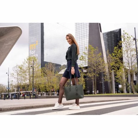 Charm London Birmingham Shopper 15.6" Green 9 Charm London Birmingham Shopper 15.6" Green - Afbeelding 7