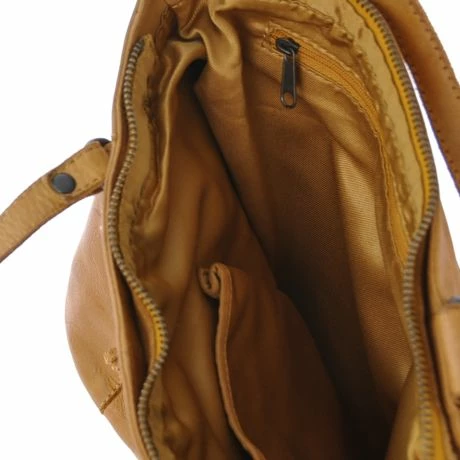 Bear Design Cow Lavato Sandy Schouder / Rugtas Geel 6 Bear Design Cow Lavato Sandy Schouder / Rugtas Geel - Afbeelding 4