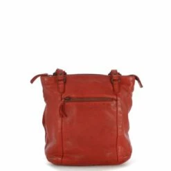 Voorkant 59 Bear Design Cow Lavato Sandy Schouder / Rugtas Rood