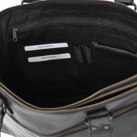 Bear Design Cow Lavato Lia Laptoptas 11" Zwart 8 Bear Design Cow Lavato Lia Laptoptas 11" Zwart - Afbeelding 6