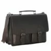 Leonhard Heyden Dakota Briefcase 2 Compartments Brown