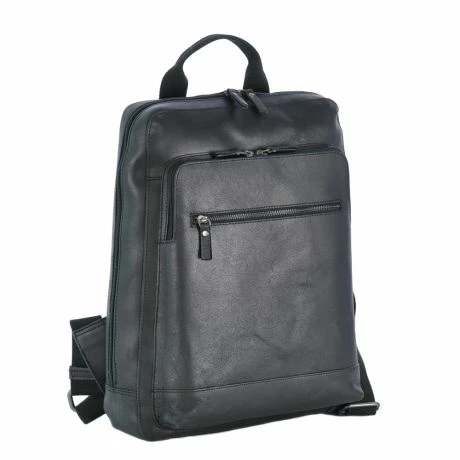 Leonhard Heyden Dakota Rugzak Black 4 Leonhard Heyden Dakota Rugzak Black - Afbeelding 2