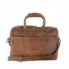 DSTRCT Special Raider Leather Laptopbag 2-vaks 15.6" Cognac