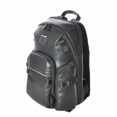 Tumi Alpha Bravo Navigation Leather Backpack Black 7 Tumi Alpha Bravo Navigation Leather Backpack Black - Afbeelding 5