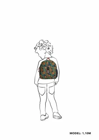 Zebra Kids Boys Rugzak Skating 4 Zebra Kids Boys Rugzak Skating - Afbeelding 2