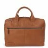 Plevier Flint Laptoptas 2-Vaks 15.6" Cognac