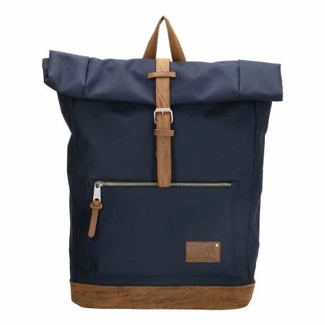 Enrico Benetti Santiago Rolltop Rugtas 15" Blauw 3 Enrico Benetti Santiago Rolltop Rugtas 15" Blauw