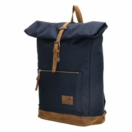 Enrico Benetti Santiago Rolltop Rugtas 15" Blauw 4 Enrico Benetti Santiago Rolltop Rugtas 15" Blauw - Afbeelding 2