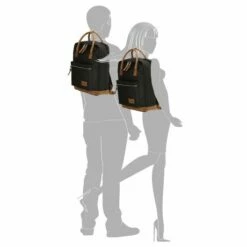 Enrico Benetti Santiago Rugtas Handle 15" Zwart -NL Rugzak Verkoopwinkel 46161 001 silhouette