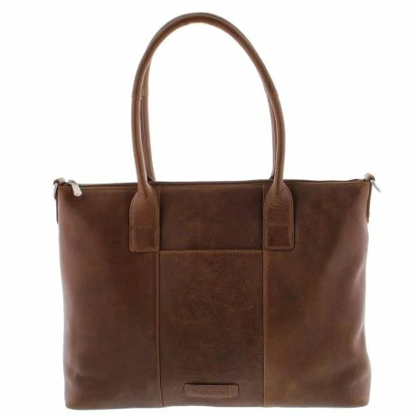 Plevier Parramatta Laptop Tote Bag Damestas 15.6" Cognac 3 Plevier Parramatta Laptop Tote Bag Damestas 15.6" Cognac