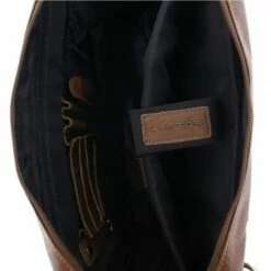 Plevier Urban Surrey Laptoptas 1-Vaks 17.3" Cognac 12 Plevier Urban Surrey Laptoptas 1-Vaks 17.3" Cognac -NL Rugzak Verkoopwinkel 485 3 cognac binnekant