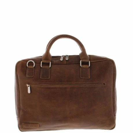 Plevier Urban Surrey Laptoptas 1-Vaks 17.3" Cognac 3 Plevier Urban Surrey Laptoptas 1-Vaks 17.3" Cognac