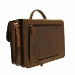 Plevier Retro Newton Laptoptas Vintage 3-Vaks 15.6" Brown 14 Plevier Retro Newton Laptoptas Vintage 3-Vaks 15.6" Brown -NL Rugzak Verkoopwinkel 553 2 achter