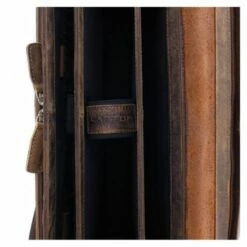 Plevier Retro Newton Laptoptas Vintage 3-Vaks 15.6" Brown 15 Plevier Retro Newton Laptoptas Vintage 3-Vaks 15.6" Brown -NL Rugzak Verkoopwinkel 553 2 binnenkant1