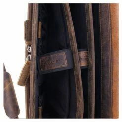 Plevier Retro Newton Laptoptas Vintage 3-Vaks 15.6" Brown 16 Plevier Retro Newton Laptoptas Vintage 3-Vaks 15.6" Brown -NL Rugzak Verkoopwinkel 553 2 binnenkant2