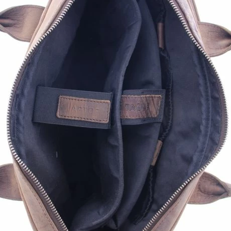 Plevier Retro Bell Laptoptas 2-Vaks 13-15" Dark Brown 6 Plevier Retro Bell Laptoptas 2-Vaks 13-15" Dark Brown - Afbeelding 4