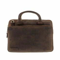 Plevier Retro Bell Laptoptas 2-Vaks 13-15" Dark Brown
