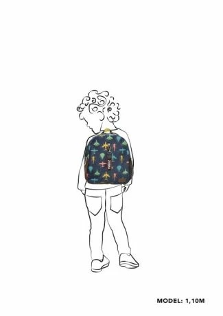 Zebra Kids Boys Rugzak Air Planes 7 Zebra Kids Boys Rugzak Air Planes - Afbeelding 5