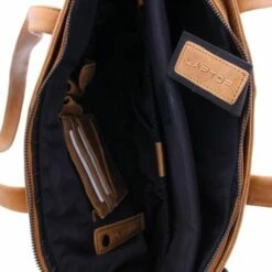 Plevier Rutland Dames Laptop Tote Bag 15.6" Cognac -NL Rugzak Verkoopwinkel 709 3 cognac binnenkant 1000