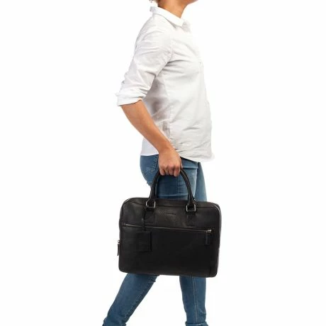 Burkely Antique Avery Laptopbag 13.3" Black 10 Burkely Antique Avery Laptopbag 13.3" Black - Afbeelding 8