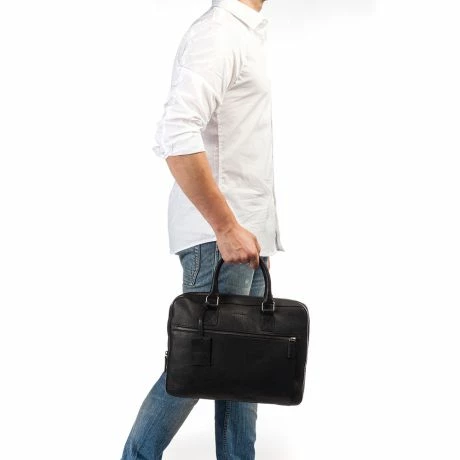 Burkely Antique Avery Laptopbag 13.3" Black 9 Burkely Antique Avery Laptopbag 13.3" Black - Afbeelding 7