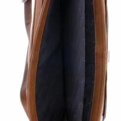 Plevier Decca Leren Aktentas 2-Vaks 17.3" Bruin -NL Rugzak Verkoopwinkel 859 2 binnenkant 2