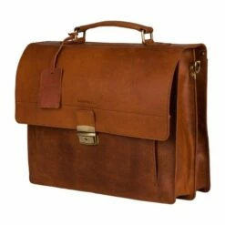 Burkely Vintage Scott Briefcase Cognac -NL Rugzak Verkoopwinkel 9006378.22.24 2
