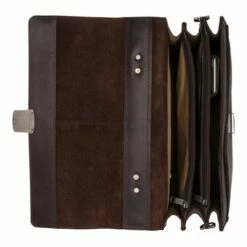 Burkely Vintage Dean Briefcase 3-Vaks Brown -NL Rugzak Verkoopwinkel 9006379.22.20 3