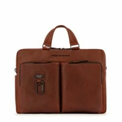 Piquadro Harper Laptop 15"/ IPad 12,9" Briefcase Tobacco
