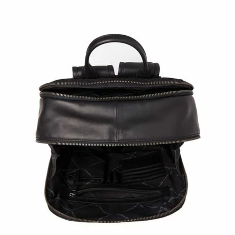 Chesterfield Leren Rugzak Bangkok Wax Pull Up Zwart 6 Chesterfield Leren Rugzak Bangkok Wax Pull Up Zwart - Afbeelding 4