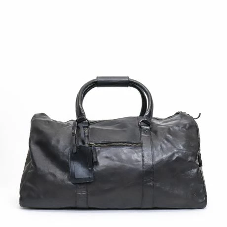 Bear Design Ruben Leren Weekendtas Zwart 3 Bear Design Ruben Leren Weekendtas Zwart