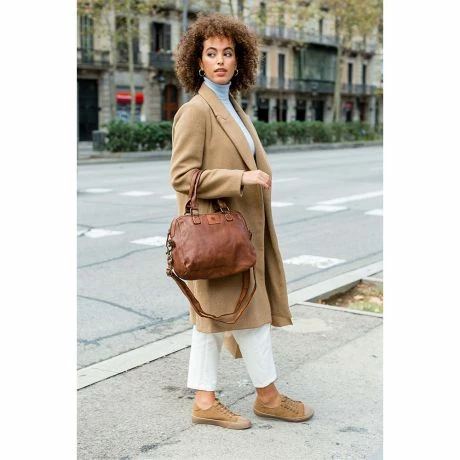 Biba Boston Shoulder Bag Cognac 6 Biba Boston Shoulder Bag Cognac - Afbeelding 4