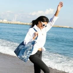 Reisenthel Shopper XL Bandana Blue -NL Rugzak Verkoopwinkel bl 2 3