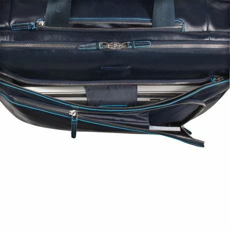 Piquadro Blue Square Cabin Trolley 15.6" Night Blue 7 Piquadro Blue Square Cabin Trolley 15.6" Night Blue - Afbeelding 5