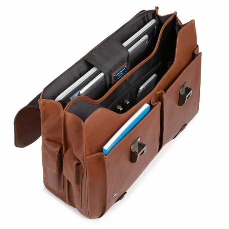 Piquadro Black Square Computer Briefcase 15.6" Tobacco 5 Piquadro Black Square Computer Briefcase 15.6" Tobacco - Afbeelding 3