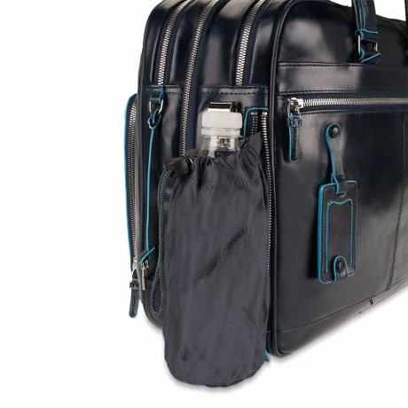 Piquadro Blue Square Expandable Computer Case 15" Black 8 Piquadro Blue Square Expandable Computer Case 15" Black - Afbeelding 6