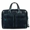 Piquadro Blue Square Portfolio Computer Briefcase 15" With IPad Night Blue